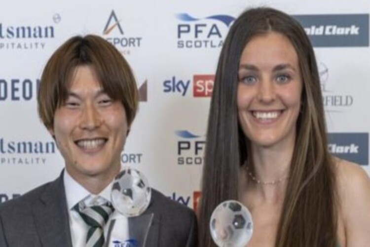 อิโกะ ฟุรุฮาชิ และ เคทลิน เฮย์ส ของ เซลติก ได้รับรางวัลผู้เล่น PFA Scotland